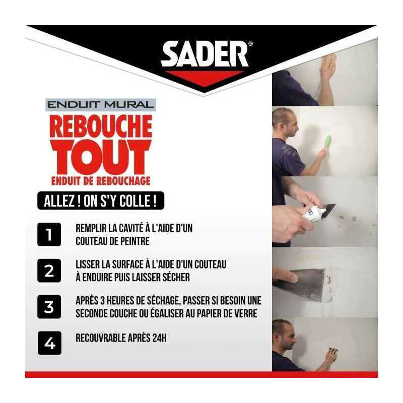 SADER Tube Coated Dough Ready-to-use Rebouche - 330g