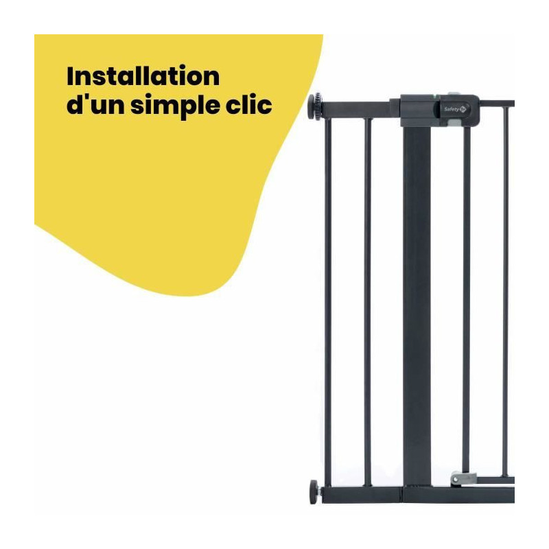 Extension for barriers U-PRESSURE metal 14 CM metal Black