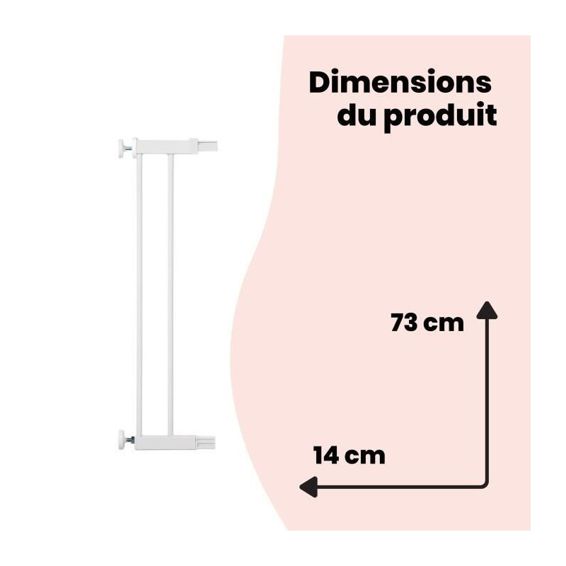 SAFETY 1ST Child safety barrier extension - 14 cm