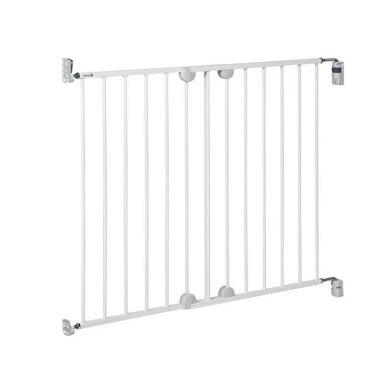 Barriere Safety First wall-fix extending metal blanche