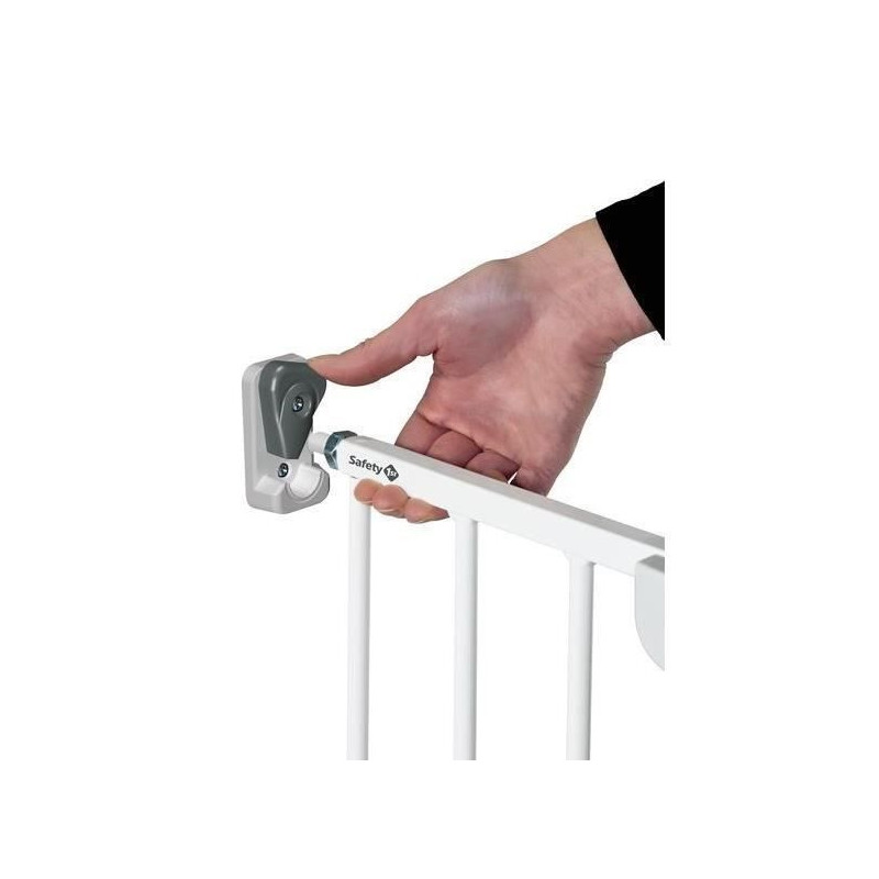 Barriere Safety First wall-fix extending metal blanche