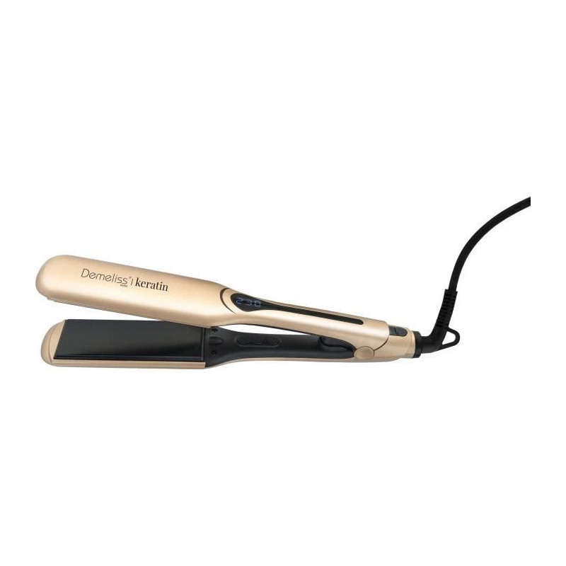 Straightener - SAINT ALGUE - Demeliss Kera Gold XL - Wide plates 45 mm