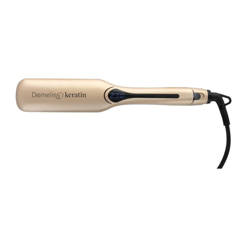 Straightener - SAINT ALGUE - Demeliss Kera Gold XL - Wide plates 45 mm