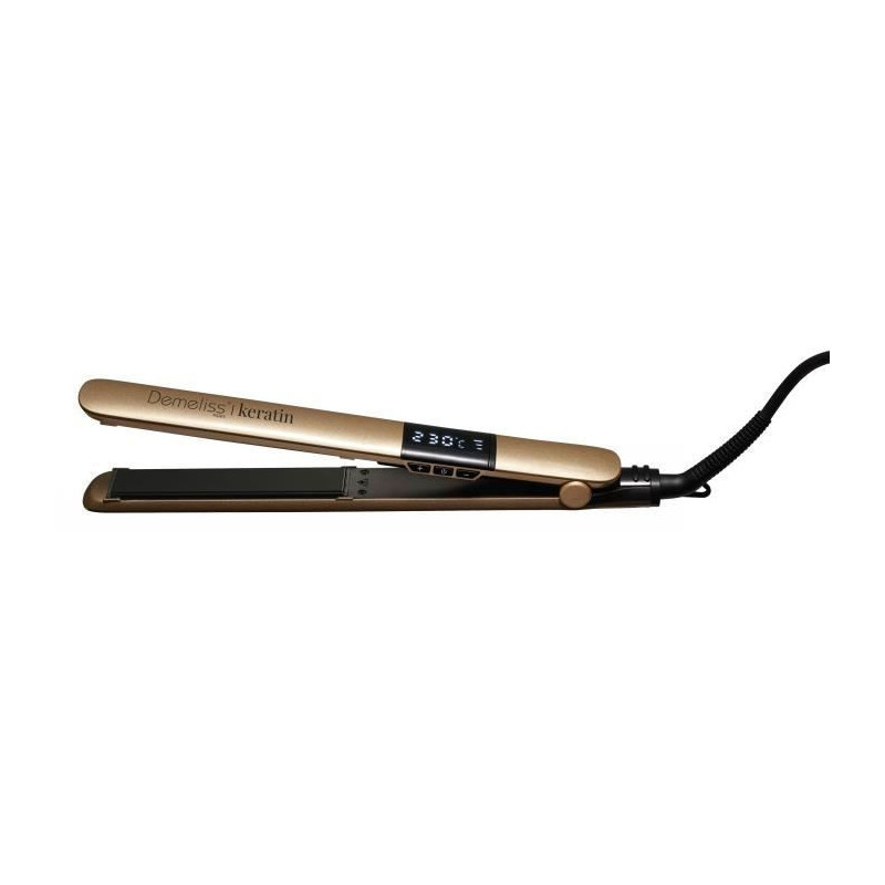 Straightener - SAINT ALGUE - Demeliss Kera Gold - Thin plates 25 mm