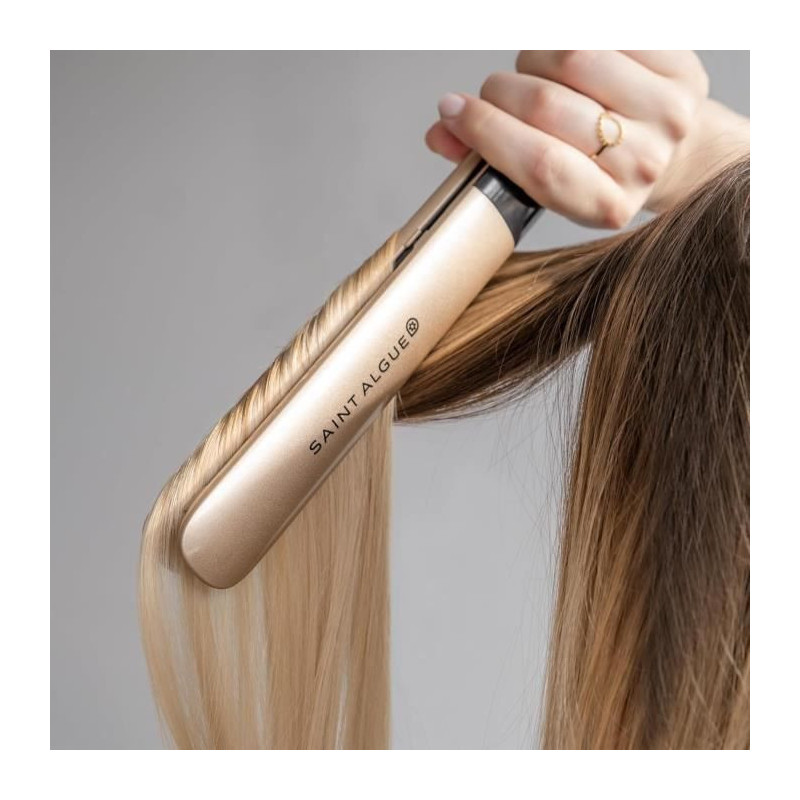SAINT ALGUE 3963 - Demeliss GOLD hair straightener - Ceramic coating -