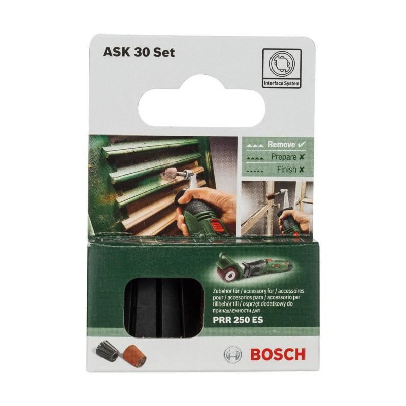 BOSCH Conical abrasive holder PRR 30mm + abrasive