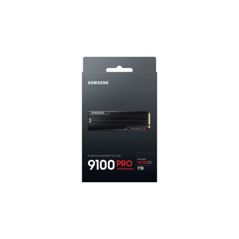 Samsung - Internal SSD - 9100 PRO with NVMe M.2 PCIe 5.0 x4 heatsink -