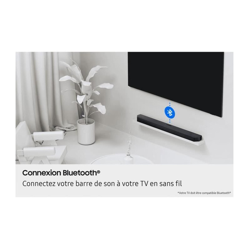 SAMSUNG HW-B460F/XE - Series 2.1ch Soundbar - 6.5'' Wireless Subwoofer