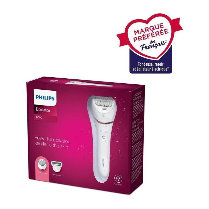 Electric epilator - PHILIPS - BRE730/10 - Satinelle Advanced