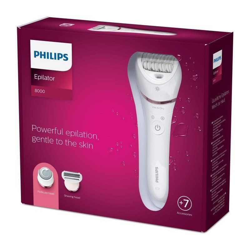 Electric epilator - PHILIPS - BRE730/10 - Satinelle Advanced