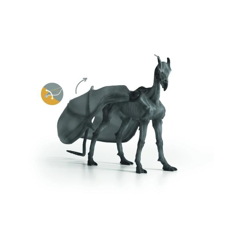 Thestral Figurine, Schleich 13996 Harry Potter, For Children from 6 Ye