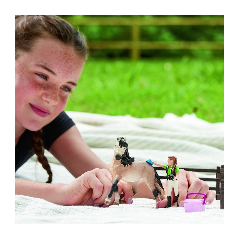 Schleich - Andalusian horses care kit - 42270 - Horse club range