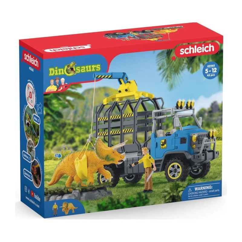 Schleich - Dino transport mission - 42565 - Dinosaurs range