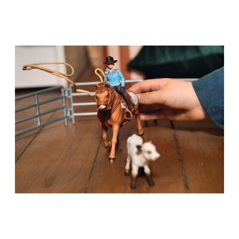 Schleich - Cowboy team and their lassos - 42577 - Farm World range