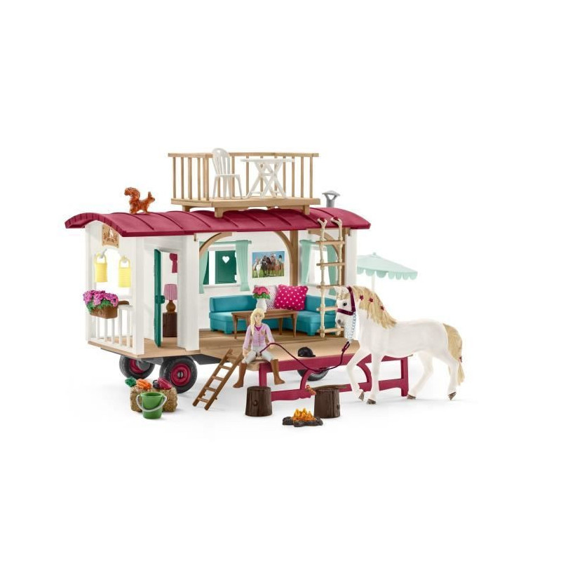 Schleich - Caravan Meetings Secret - 42593 - Horse club range