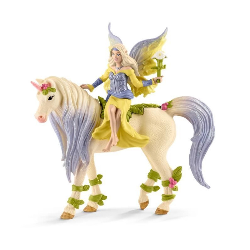 Schleich - Fairy will be with the Flower Unicorn - 70565