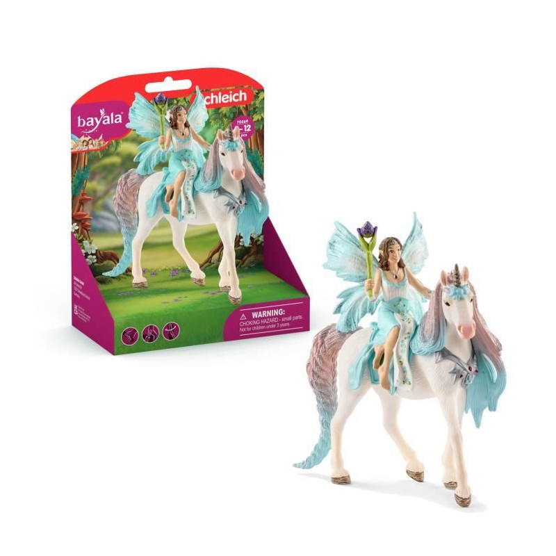 Schleich - Fée Eyela with princess unicorn - 70569
