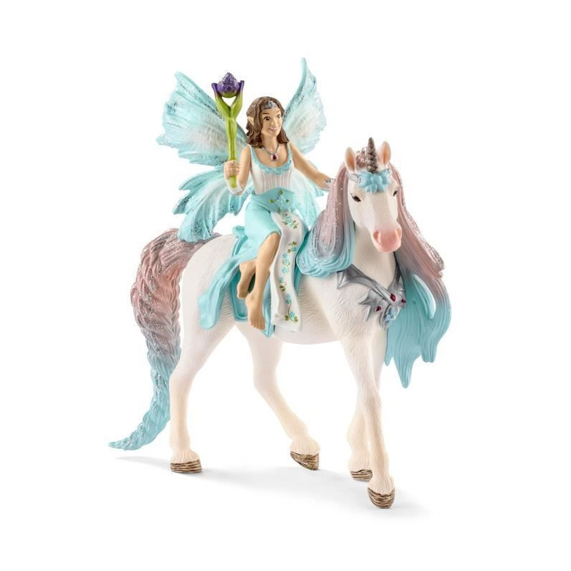 Schleich - Fée Eyela with princess unicorn - 70569