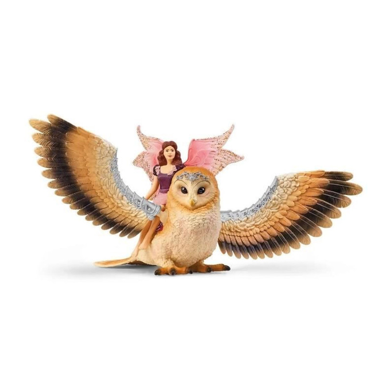 Schleich - Elf with a sparkling owl V2 - 70789 - Bayala range
