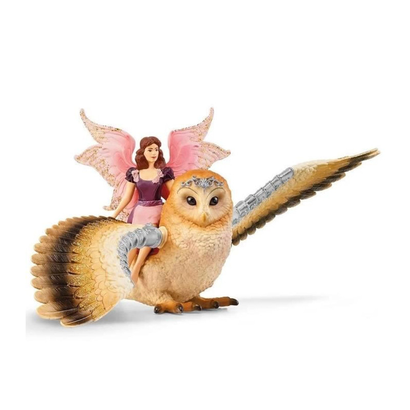 Schleich - Elf with a sparkling owl V2 - 70789 - Bayala range