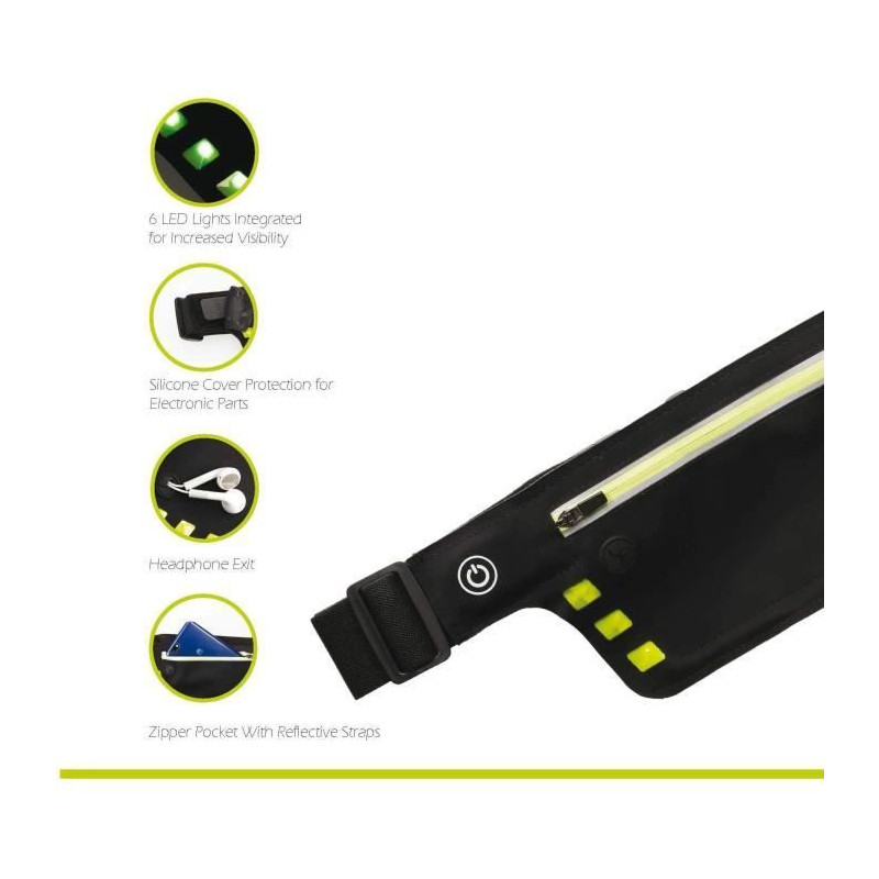 Running belt - SCHILDKRÖT - Wheel Bee Running Waistbag Night Runner L