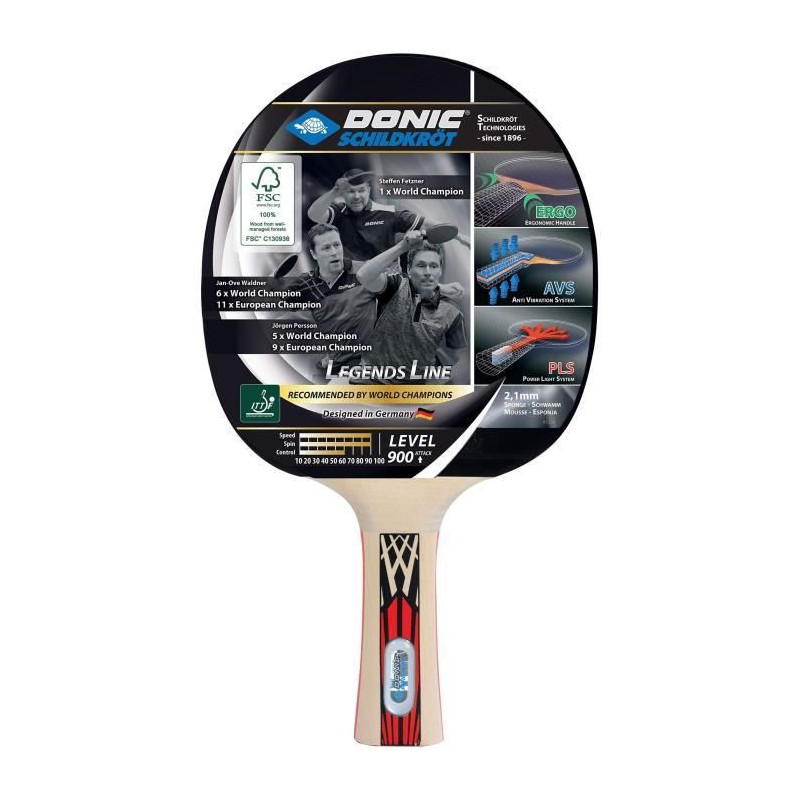 Table tennis racket - SCHILDKRÖT - LEGENDS 900 FSC