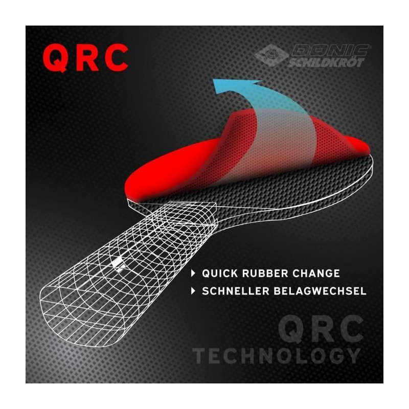 Table tennis racket - SCHILDKRÖT - Top quality - Thickness 1.9 mm - C