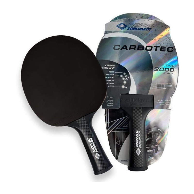 Table tennis racket - SCHILDKRÖT - CARBOTEC 3000