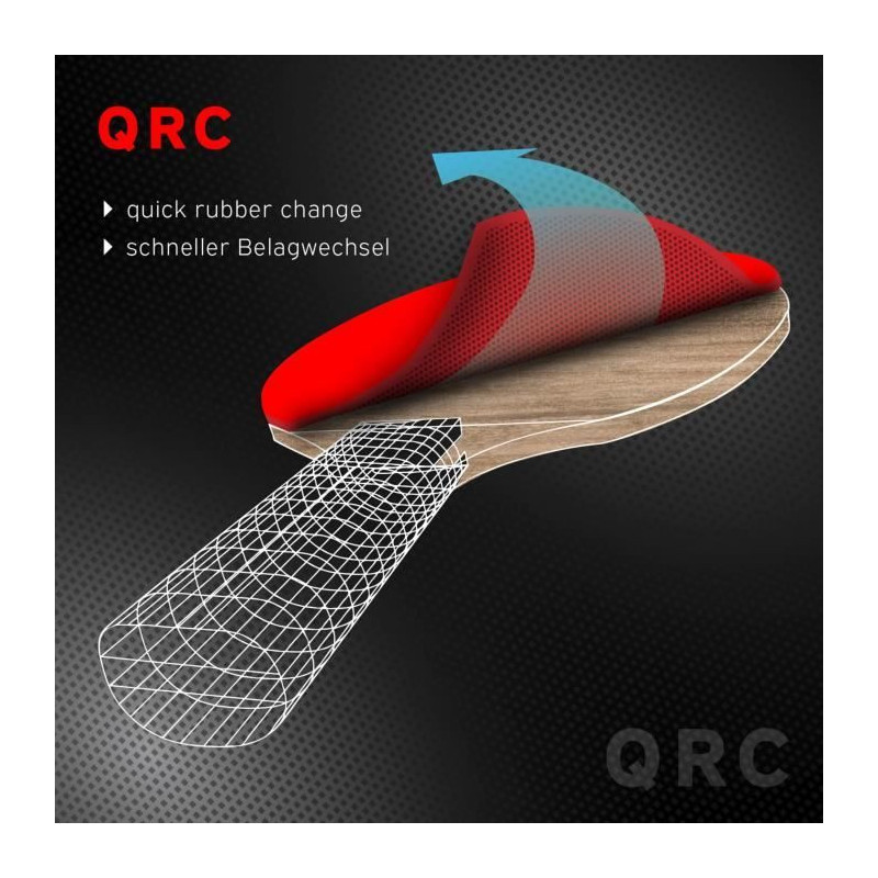 Table tennis racket - SCHILDKRÖT - CARBOTEC 3000