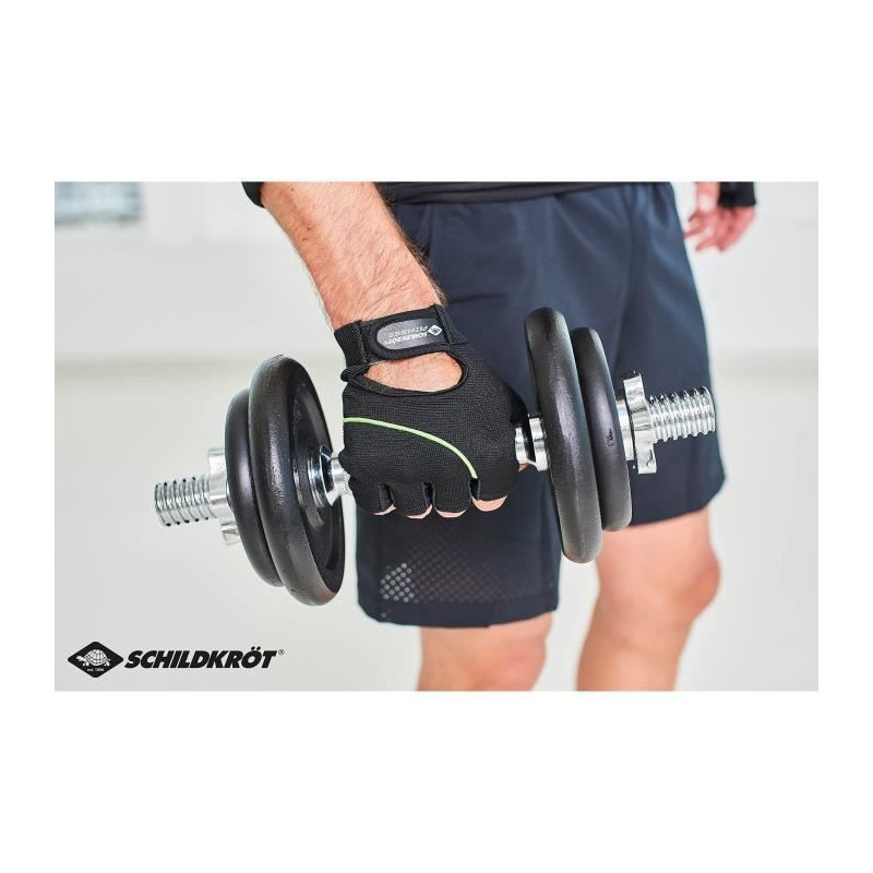 Dumbbell Set - SCHILDKROT - 10 Kg - Black - Adult - Complete body work
