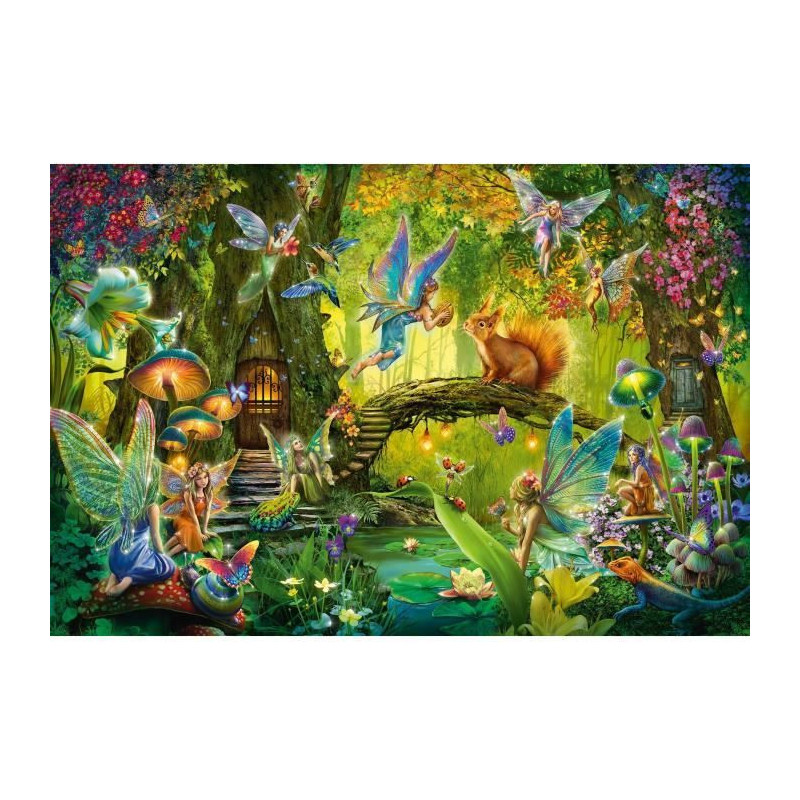 Fairies in the forest - with add on (magic wand) - 200 pcs - schmidt s