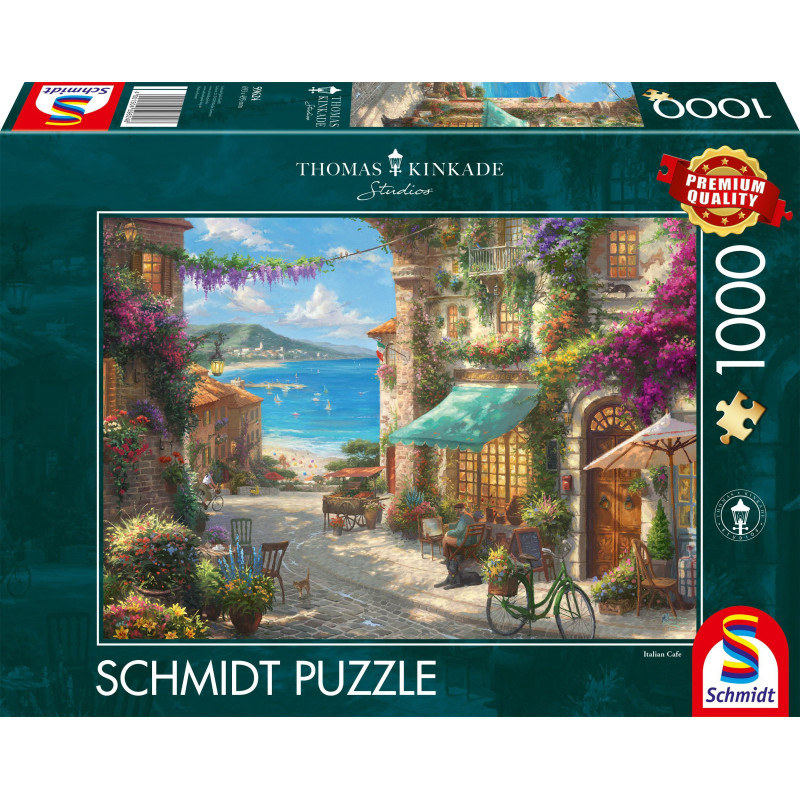 Puzzle Caf ‚on the Italian Riviera, 1000 pcs