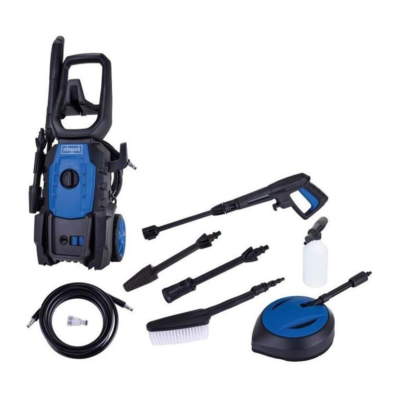 Electric high pressure cleaner - Scheppach - HPC1600-Kit - 135 bar - 4