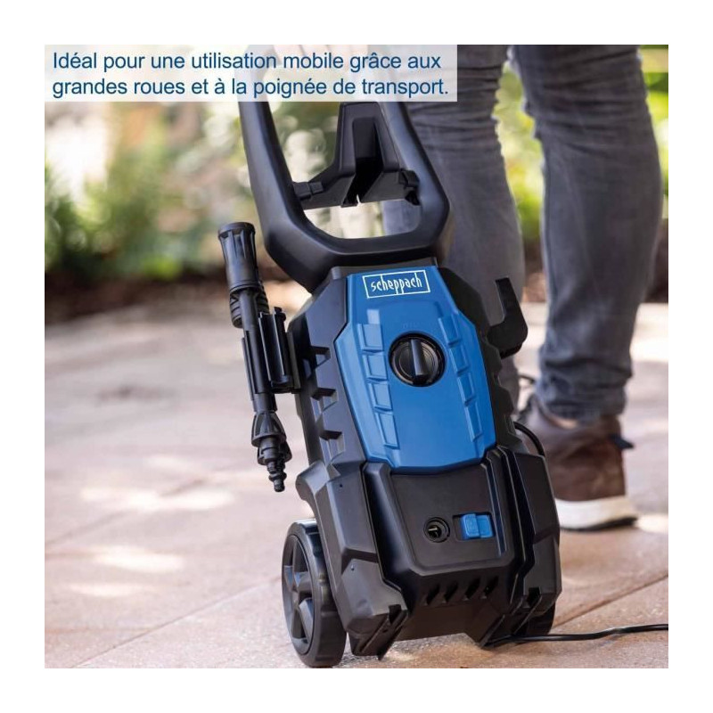 Electric high pressure cleaner - Scheppach - HPC1600-Kit - 135 bar - 4