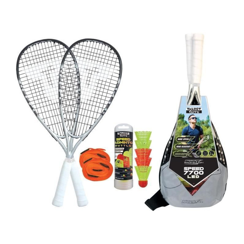 Speedbadminton Set - SCHILDKRÖT - SPEED 7700 LED Set