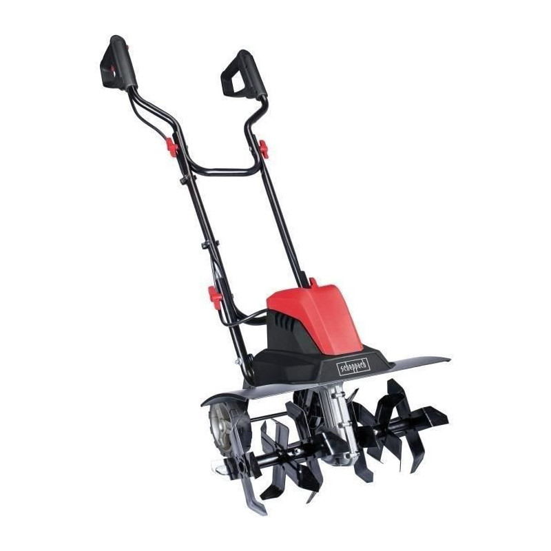 SCHEPPACH Electric Tiller MTE460 - 2 hp - 1500 W - Black and red