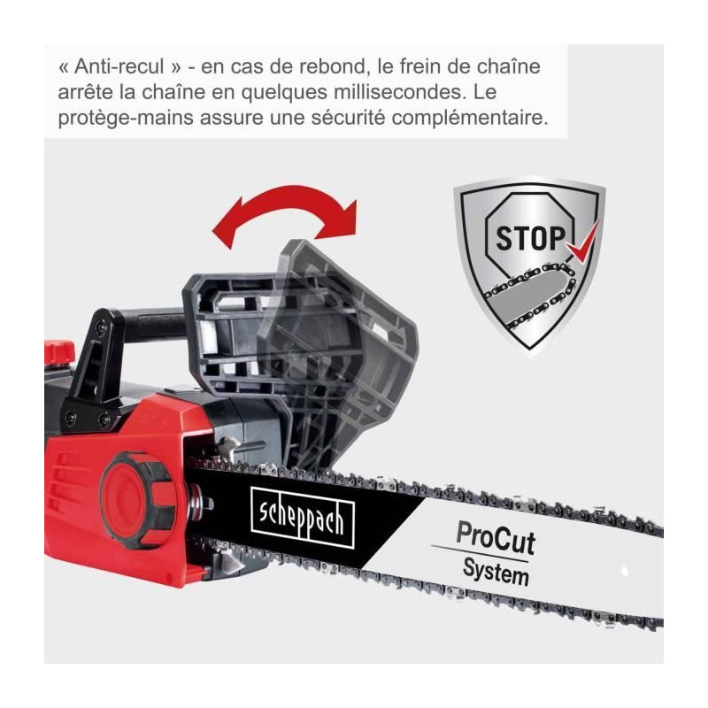Scheppach 45.5 cm electric chainsaw - 2700 W - CSE2700