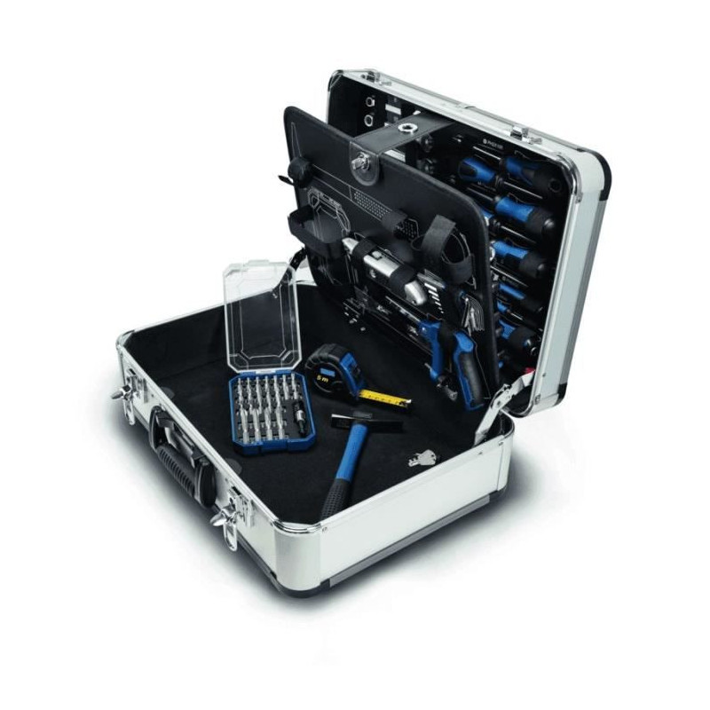 Scheppach Tool case Metal case of 101 tools in Chrome Vanadium TB150