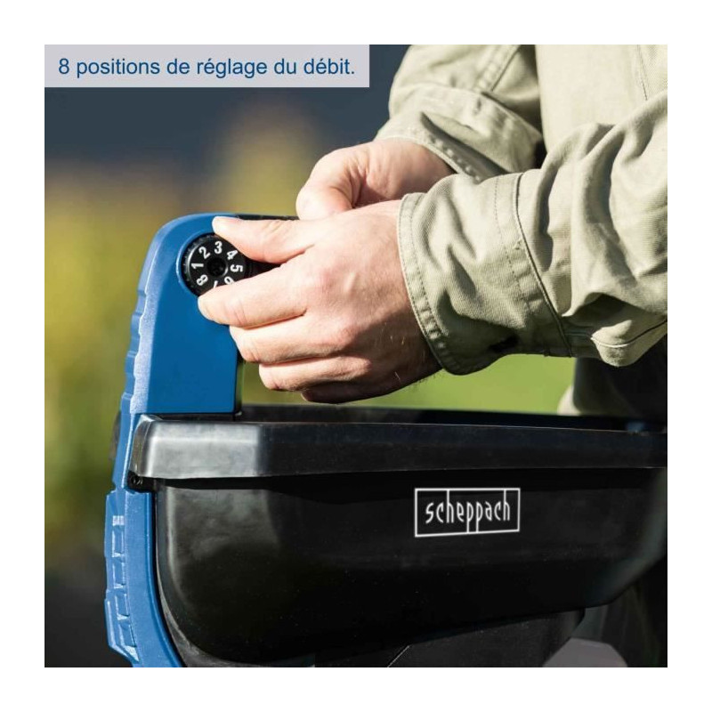 SCHEPPACH C-GSP800-X cordless spreader - 20V IXES - Surface capacity 8