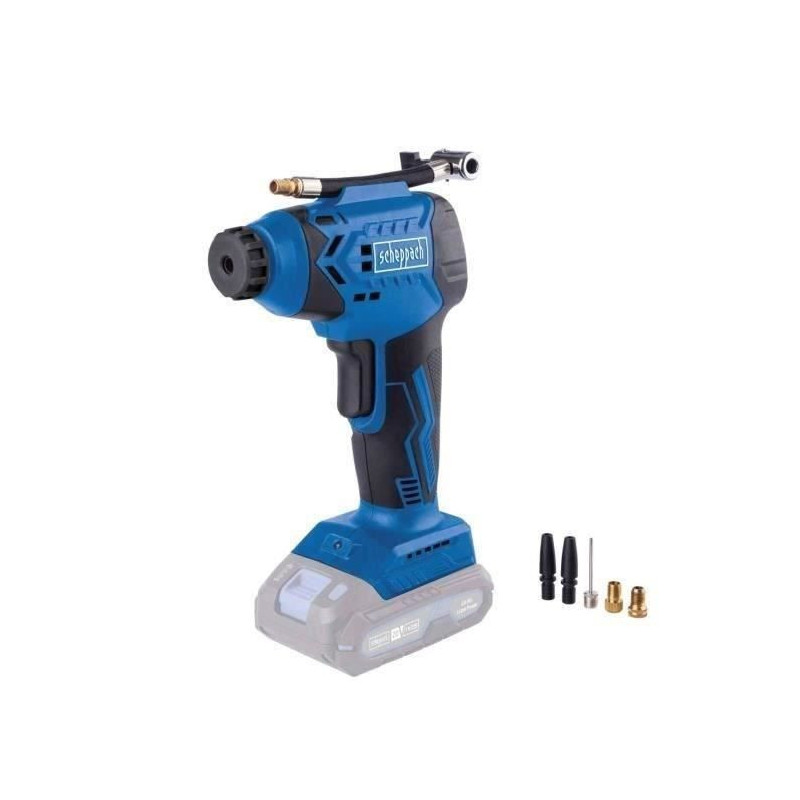 Portable compressor - SCHEPPACH - 20V IXES - LED display - 7 bars - 6