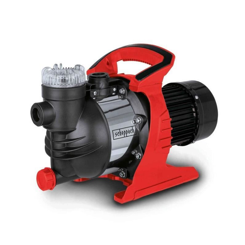 Garden pump - Scheppach - GP1400JET - 6000 L/h - Max depth 8m - 4.8 ba