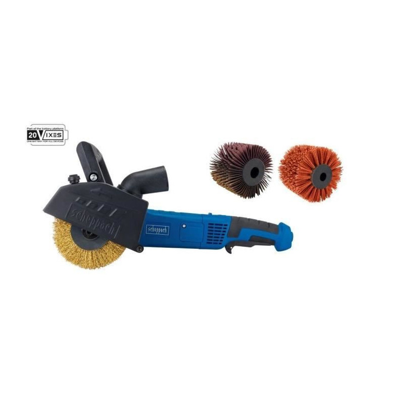 MRS1300 + 3 brushes (brass, nylon, abrasive strip)