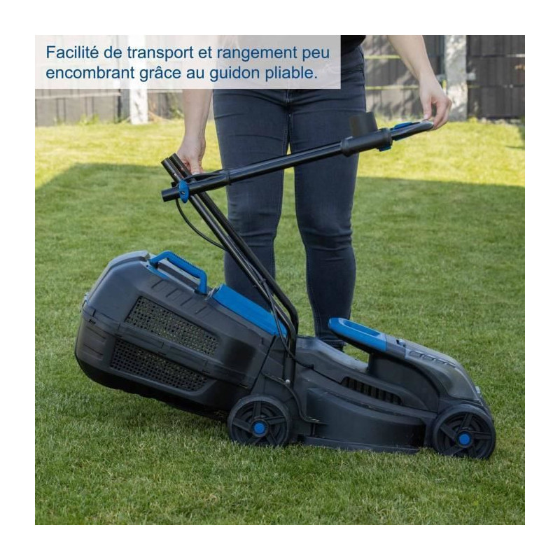 Cordless lawn mower BC-MP320-X + battery set 1x4Ah 1x2.4Ah - SCHEPPACH