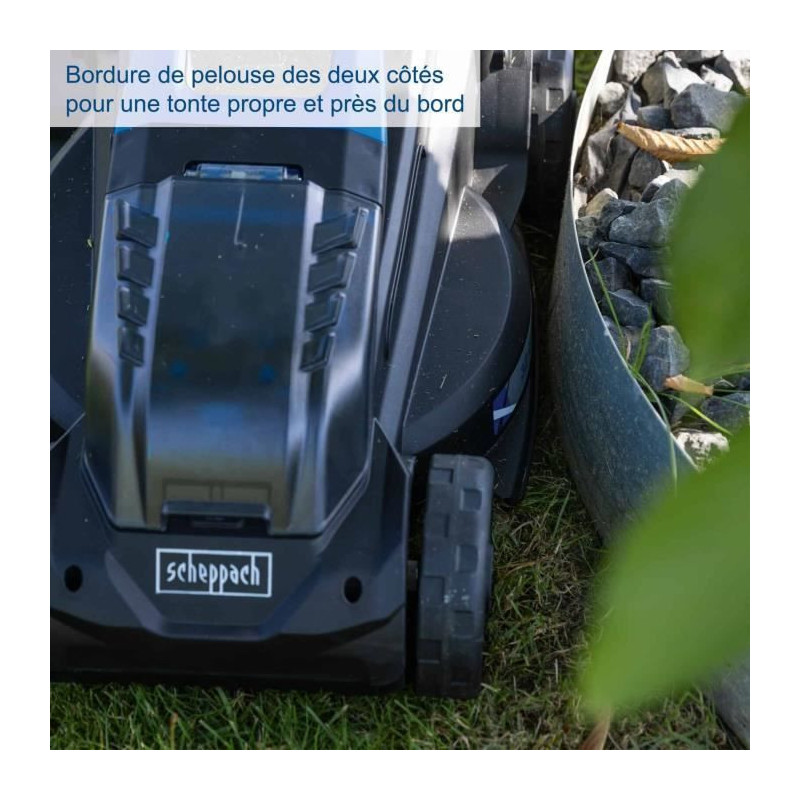 Cordless lawn mower BC-MP320-X + battery set 1x4Ah 1x2.4Ah - SCHEPPACH